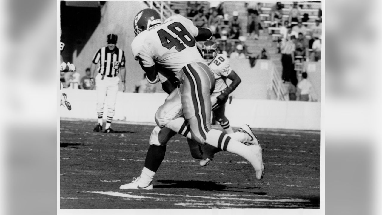 1991 Press Photo Wes Hopkins Eagles - RSH37195