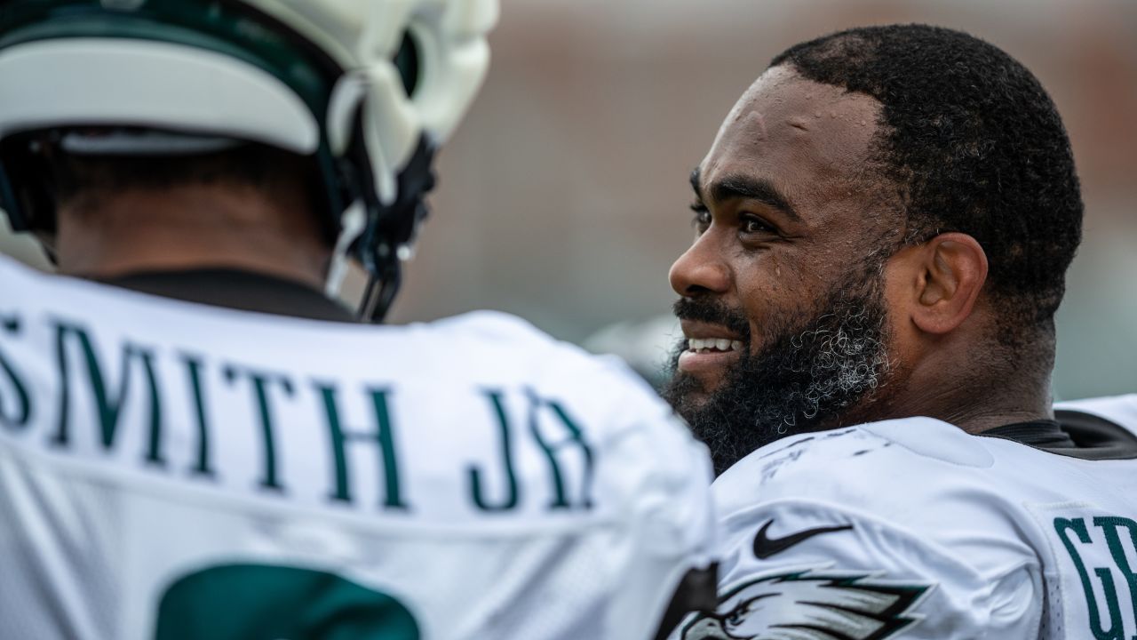 Philadelphia Eagles' Jack Stoll walks to the field during the NFL football  team's training camp, Thursday, Aug. 3, 2023, in Philadelphia. (AP  Photo/Matt Slocum Stock Photo - Alamy