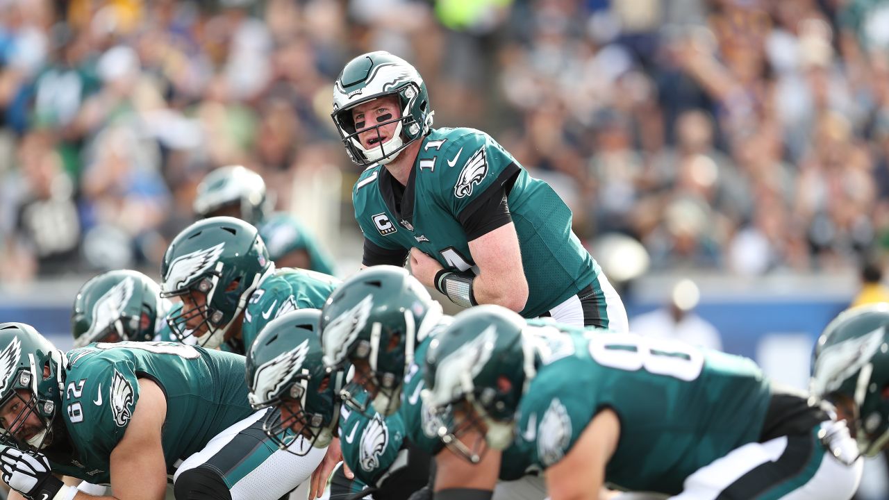 Eagles fans take over Washington's stadium, with many turning 'Wentz'  jerseys into 'Brown'