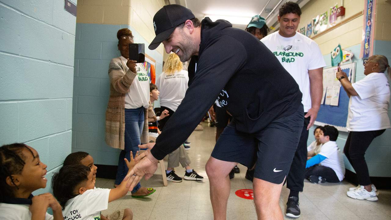 Eagles' 17th annual playground build