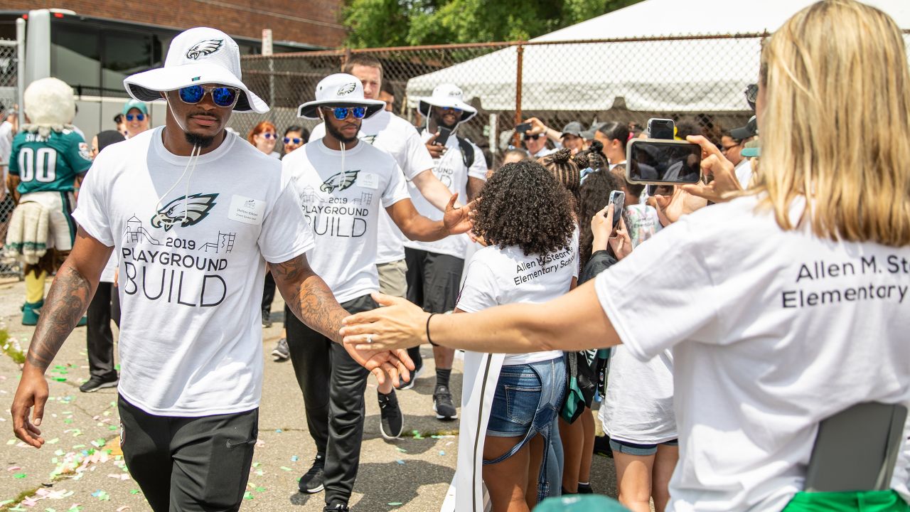 Eagles' 17th annual playground build