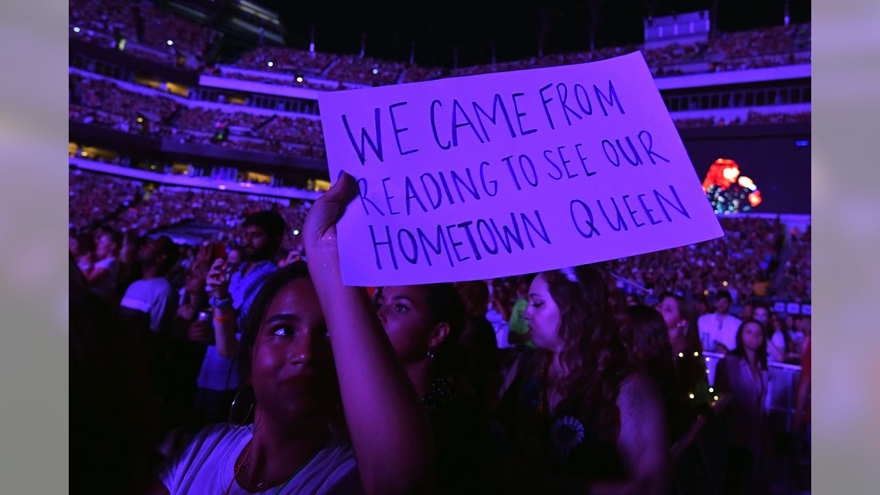 Taylor Swift fans party outside Lincoln Financial Field in Philadelphia