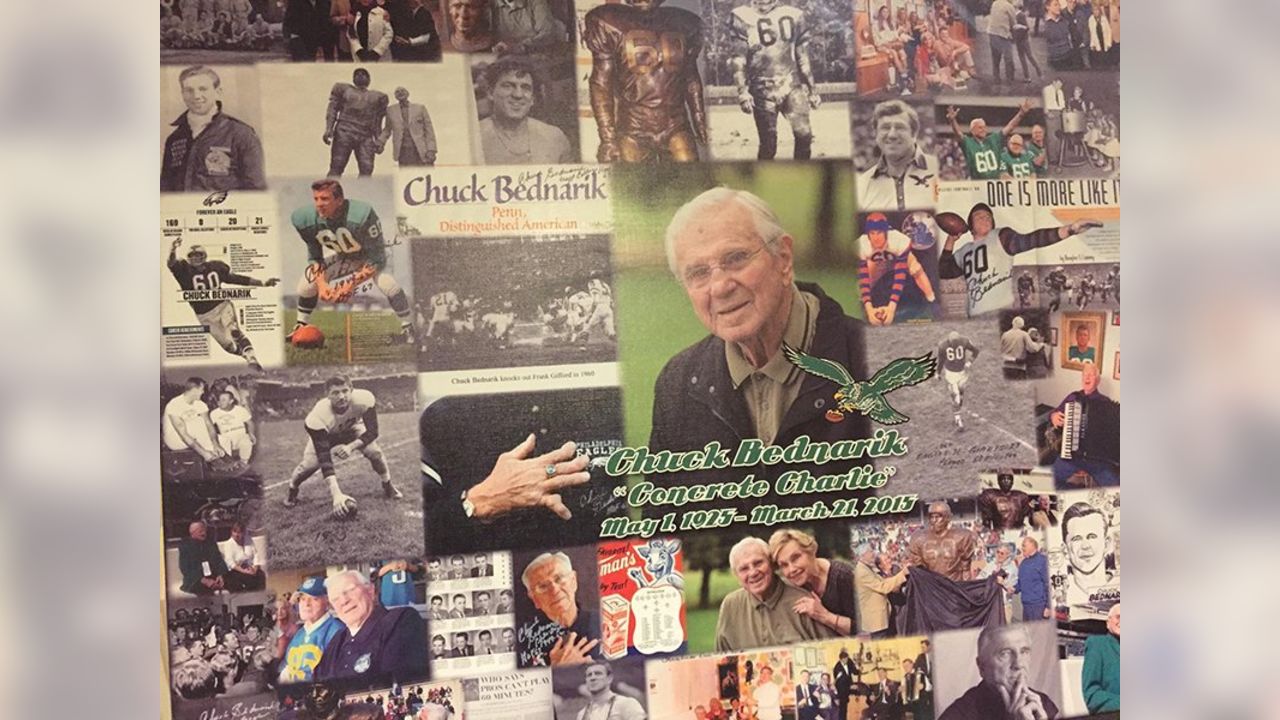 Chuck Bednarik: Philadelphia Eagles remember Hall of Famer from Bethlehem  as a legend 