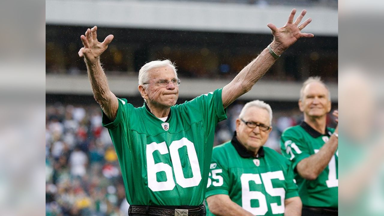 Chuck Bednarik Philadelphia Eagles White Mitchell & Ness Legacy