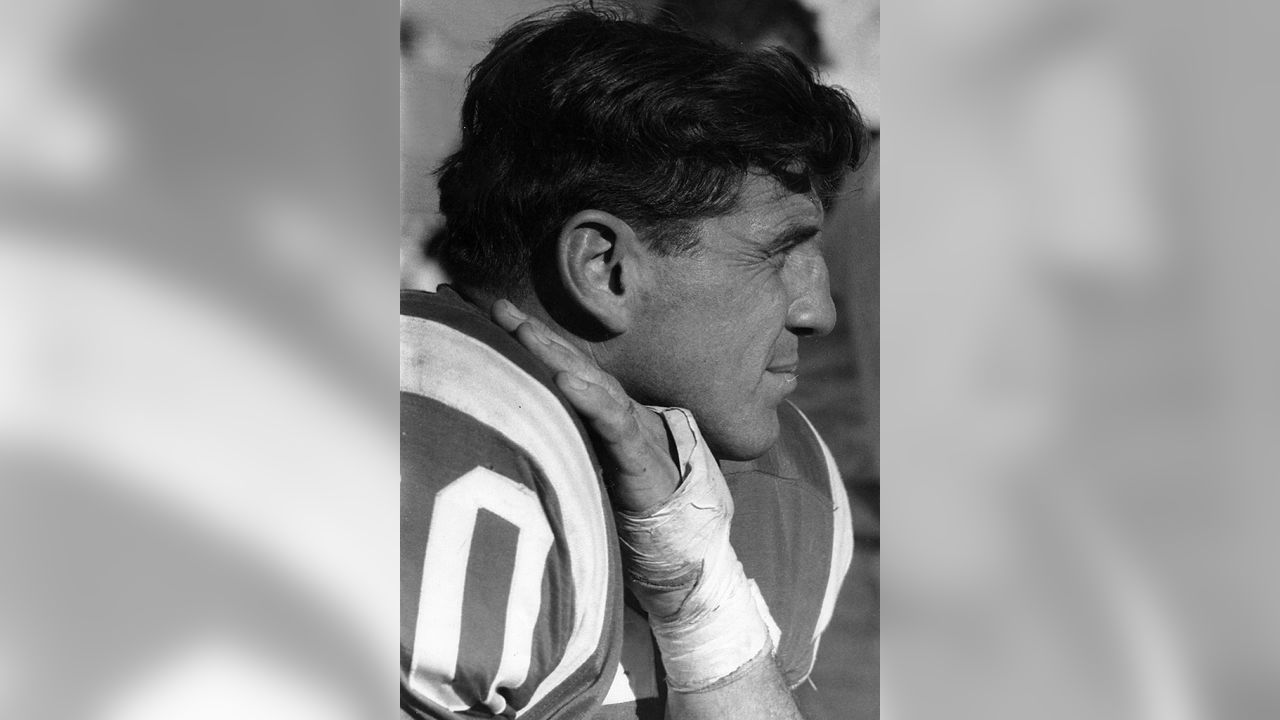 Chuck Bednarik, played football for Liberty High School (1943) and the  Philadelphia Eagles (1949-1962).