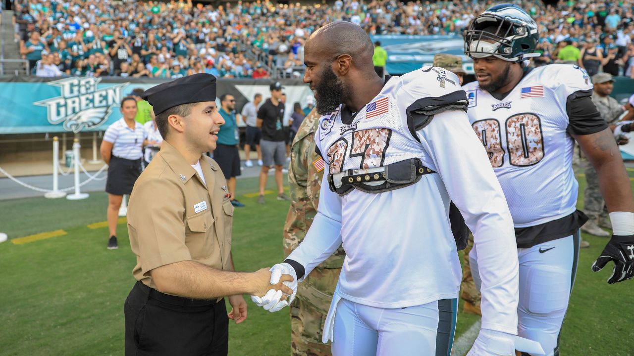 Philadelphia Eagles honor military with jerseys during training camp –  NBC10 Philadelphia