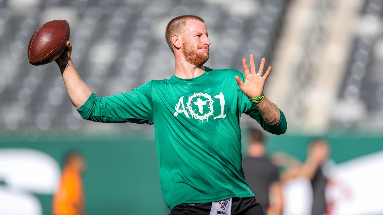 New York Jets quarterback Davis Webb (5) in action during a preseason NFL  football game against the Philadelphia Eagles Thursday, Aug. 29, 2019, in  East Rutherford, N.J. (AP Photo/Matt Rourke Stock Photo - Alamy