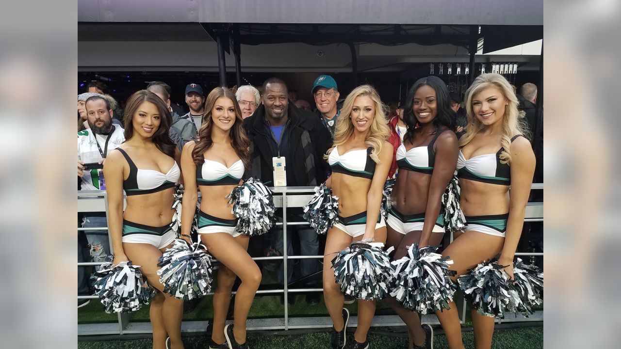 Eagles Cheerleaders Getting Ready for Super Bowl LVII 