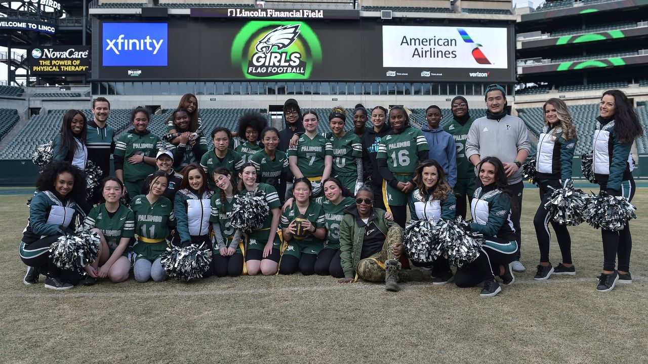 As part of the Eagles Inaugural High School Level Girls Flag Football  program, we're proudly hosting the Girls Flag Football Jamboree today…