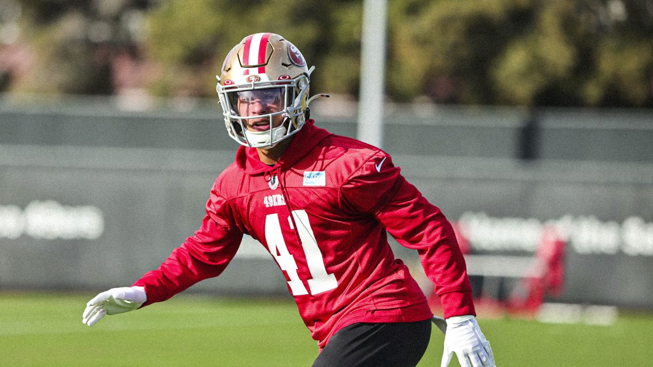 Las Vegas, Nevada, USA. 5th Feb, 2022. San Francisco 49ers wide receiver  Deebo Samuel (19) during the NFC Pro Bowl Practice at Las Vegas Ballpark in  Las Vegas, Nevada. Darren Lee/CSM/Alamy Live