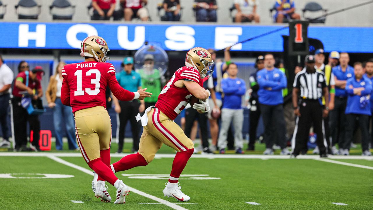 Christian McCaffrey racks up 152 total yards and a TD in the 49ers' 30-23  victory over the Rams