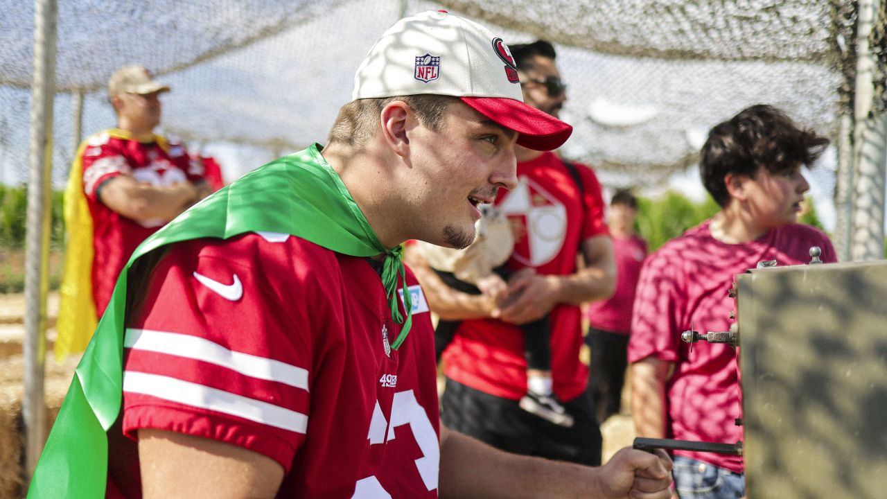 Off the Field: 49ers Players Embrace Halloween Spirit at Pumpkin