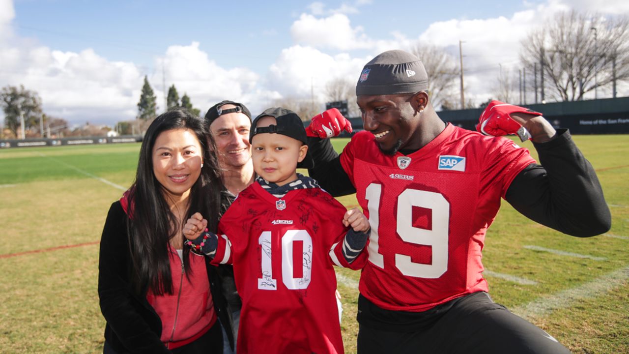 SAN FRANCISCO 49ERS DEEBO SAMUEL KIDS MID TIER JERSEY