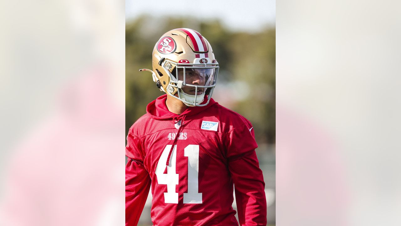 Las Vegas, Nevada, USA. 5th Feb, 2022. San Francisco 49ers wide receiver  Deebo Samuel (19) during the NFC Pro Bowl Practice at Las Vegas Ballpark in  Las Vegas, Nevada. Darren Lee/CSM/Alamy Live