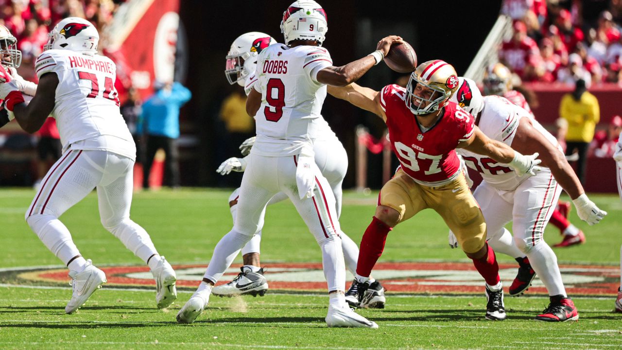 Studs and Duds from 49ers' 35-16 divisional win over Cardinals in Week 4