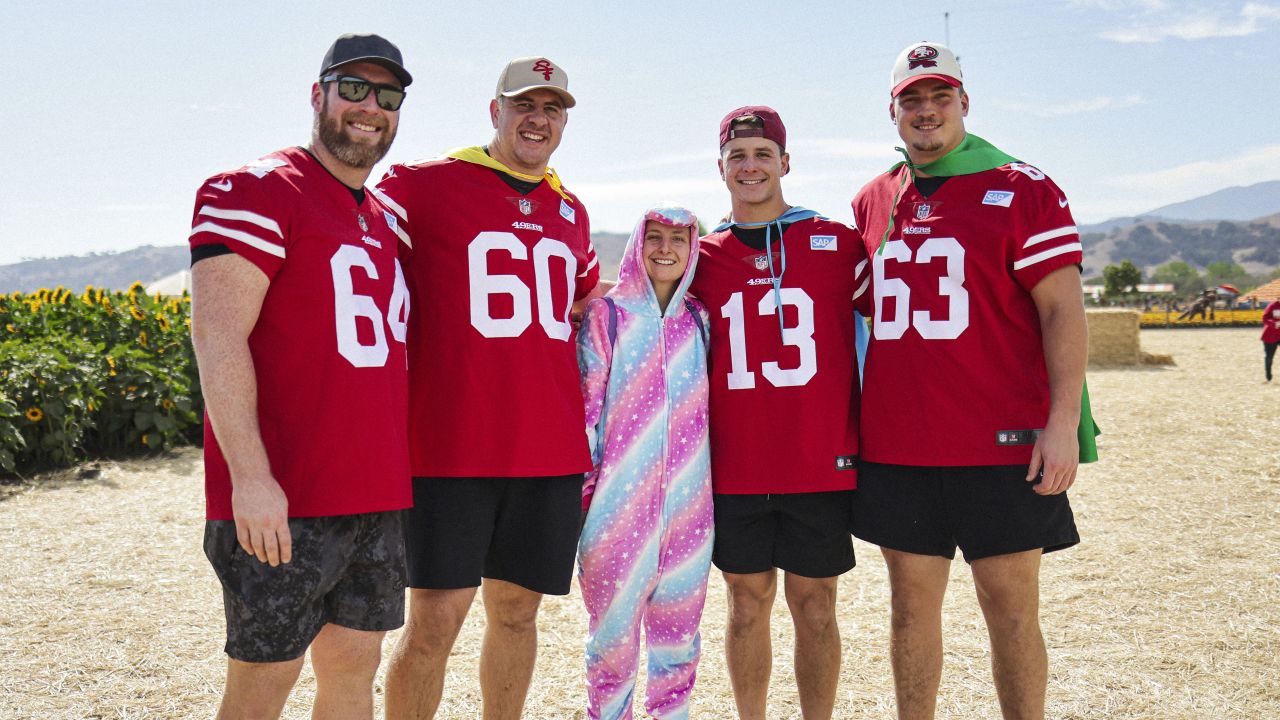 Off the Field: 49ers Players Embrace Halloween Spirit at Pumpkin Patch 