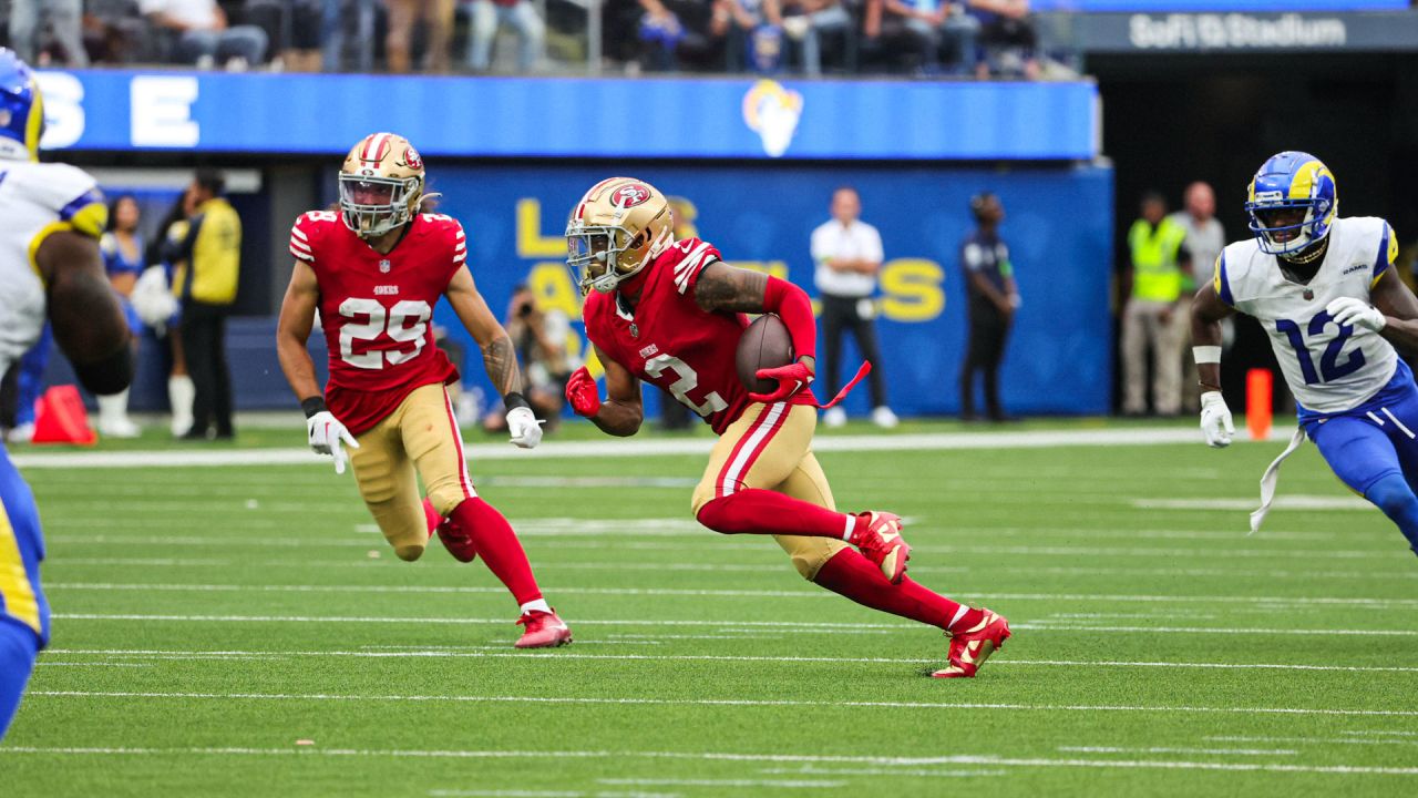 Key stats from the 49ers' 30-23 Week 2 win vs. the Rams