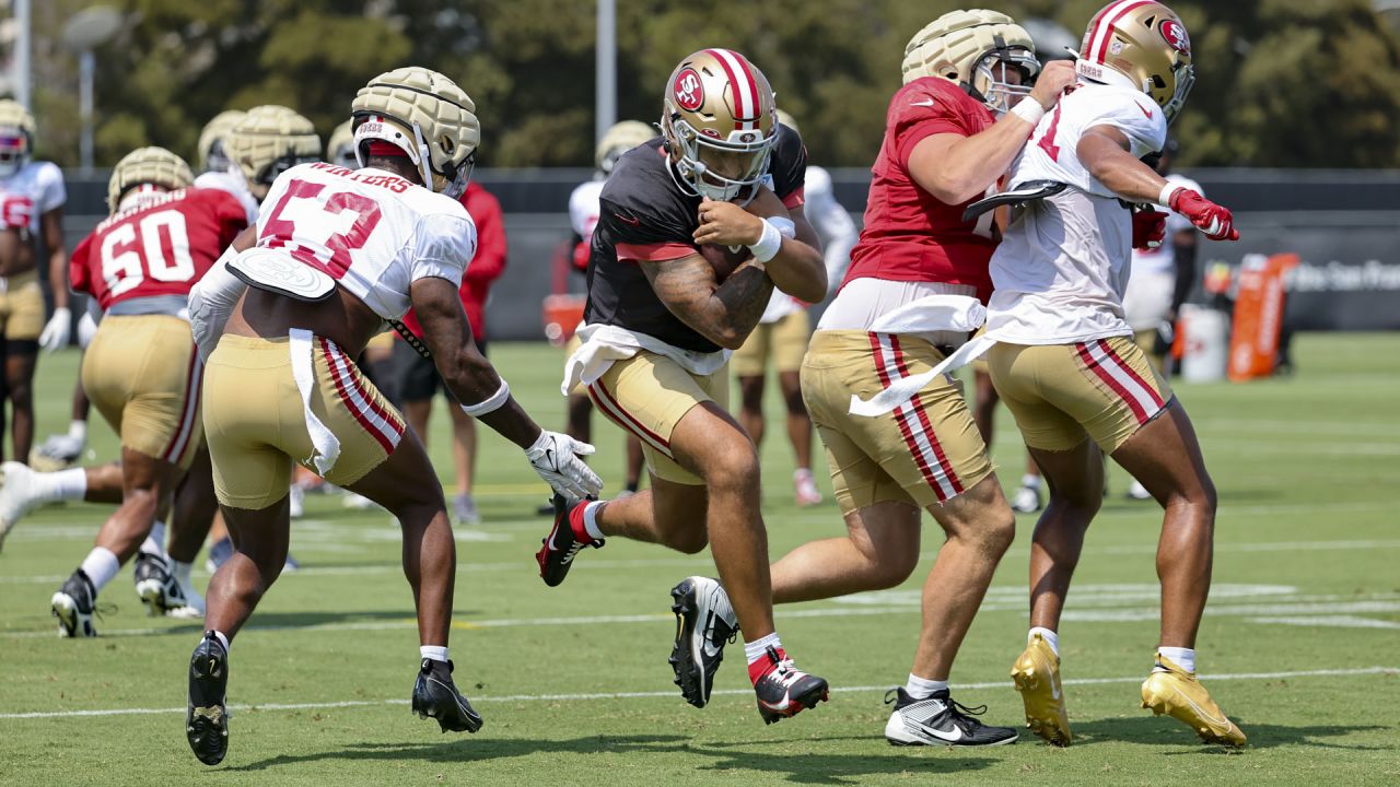 49ers training camp report: Brock Purdy's bumpy practice vs. Raiders – NBC  Sports Bay Area & California