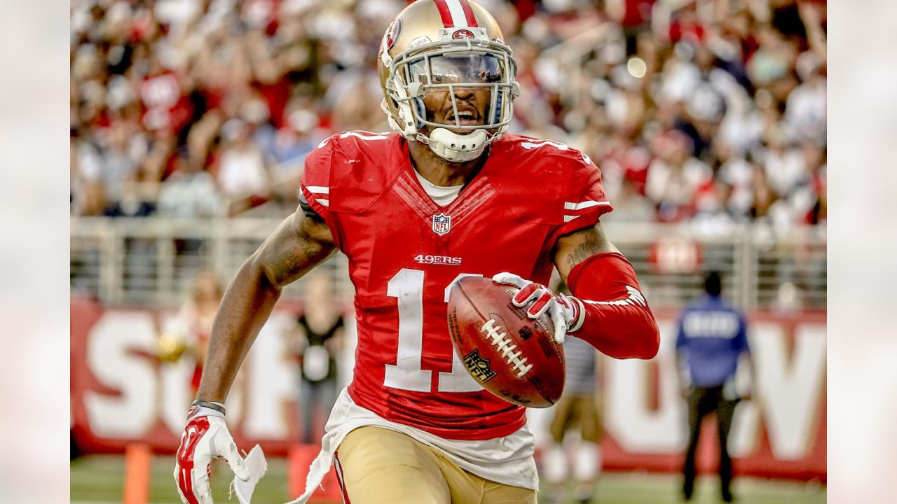 San Francisco 49ers Guard Andrew Tiller on the sidelines during