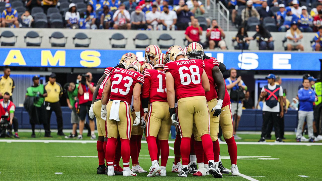 Christian McCaffrey racks up 152 total yards and a TD in the 49ers' 30-23  victory over the Rams