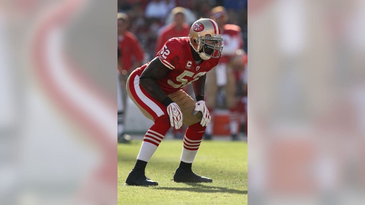 San Francisco 49ers linebacker Patrick Willis (52) practices at an NFL  football training facility in Santa Clara, Calif., Wednesday, Jan. 15,  2014. The 49ers are scheduled to play the Seattle Seahawks for