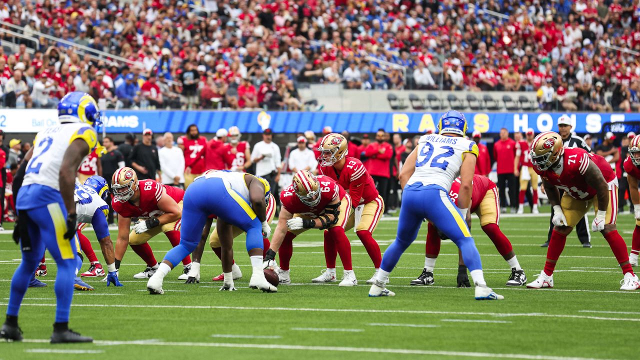 Christian McCaffrey racks up 152 total yards and a TD in the 49ers' 30-23  victory over the Rams