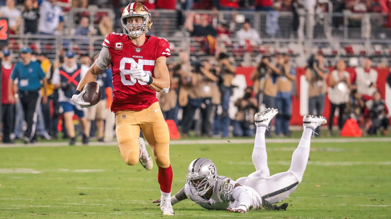 49ers' George Kittle shows some fancy footwork on 48-yard touchdown - ESPN