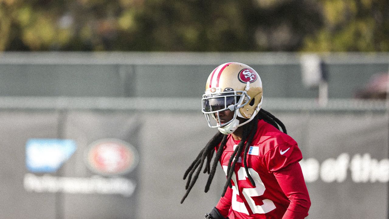 Las Vegas, Nevada, USA. 5th Feb, 2022. San Francisco 49ers wide receiver  Deebo Samuel (19) during the NFC Pro Bowl Practice at Las Vegas Ballpark in  Las Vegas, Nevada. Darren Lee/CSM/Alamy Live