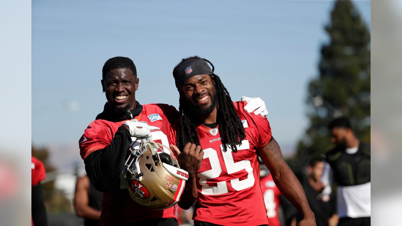 S Jaquiski Tartt and CB Richard Sherman
