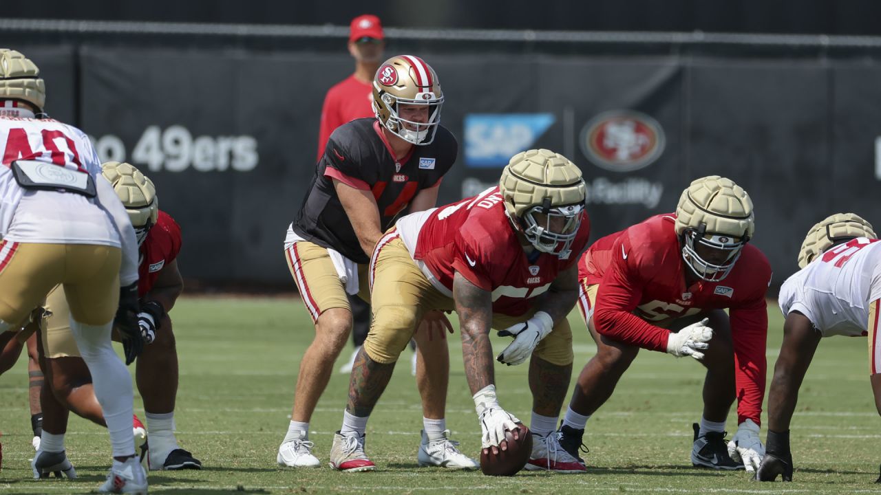 49ers training camp report: Brock Purdy's bumpy practice vs. Raiders – NBC  Sports Bay Area & California