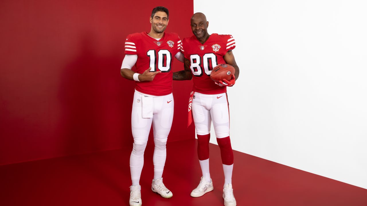 49ers Unveil '94 Red Throwback Uniforms During State of the Franchise