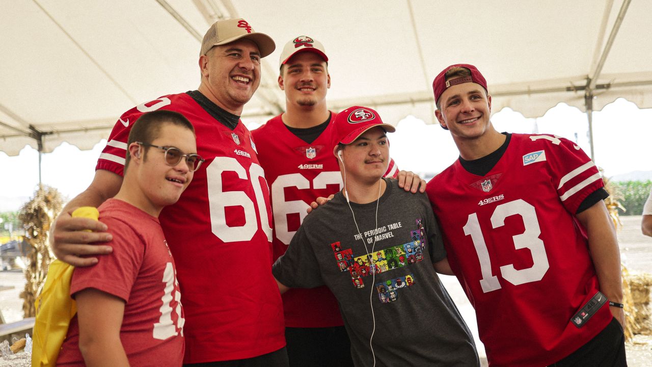 Off the Field: 49ers Players Embrace Halloween Spirit at Pumpkin Patch 