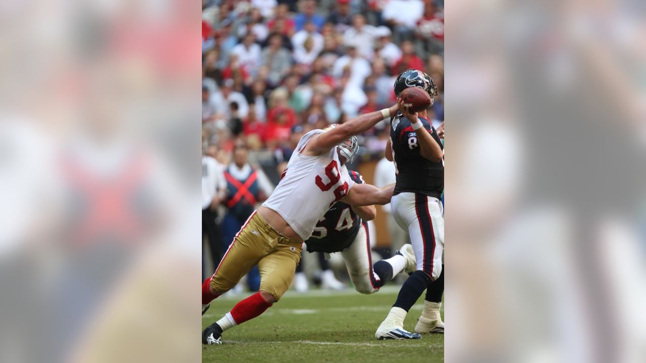 San Francisco 49ers on X: #OnThisDay in 2008, the #49ers signed free agent  DL Justin Smith. 110 games, 43.5 sacks and five pro bowls later   / X