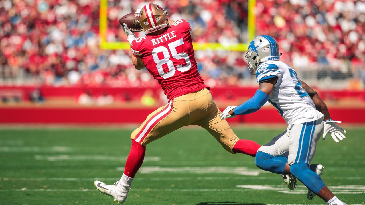 49ers' George Kittle shows some fancy footwork on 48-yard touchdown - ESPN