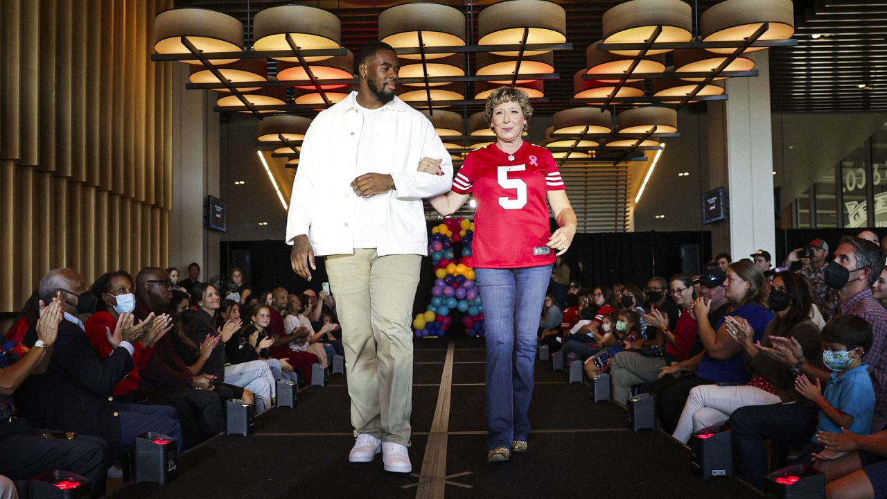 49ers Walk in Crucial Catch Fashion Show Presented by Dignity Health