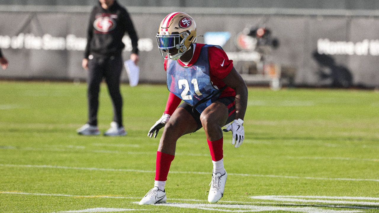 Las Vegas, Nevada, USA. 5th Feb, 2022. San Francisco 49ers wide receiver  Deebo Samuel (19) during the NFC Pro Bowl Practice at Las Vegas Ballpark in  Las Vegas, Nevada. Darren Lee/CSM/Alamy Live