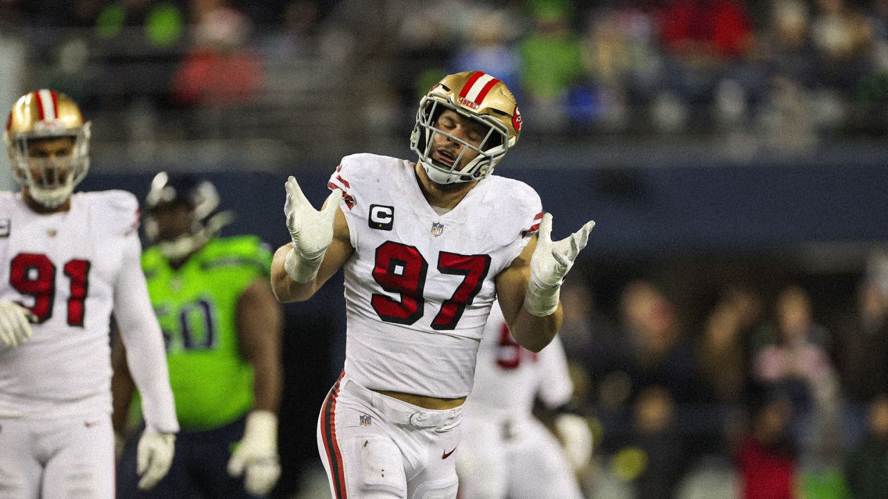 NFL on X: Nick Bosa wins the 2022 Defensive Player of the Year! #NFLHonors   / X