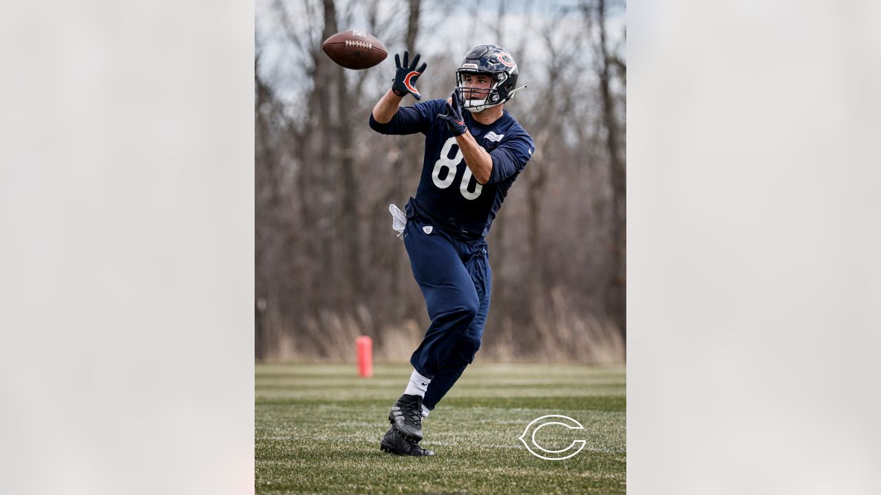 Chicago Bears tight end James O'Shaughnessy (80) during an NFL