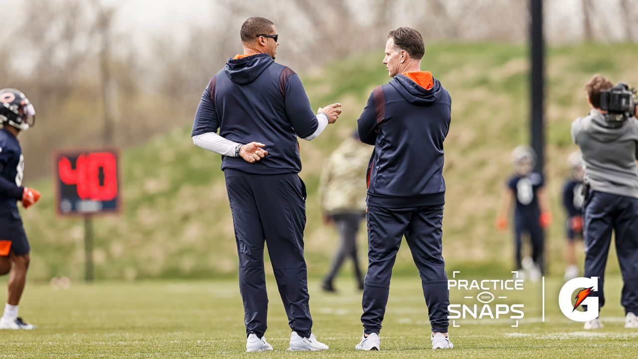 Bears offensive coordinator Luke G  discusses Justin Fields'  development, rookie class & more