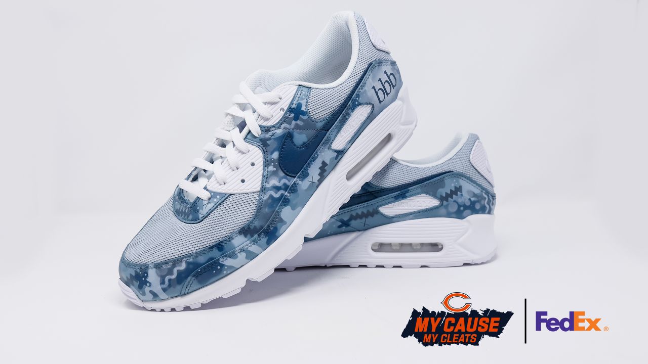 Air Max 90 Custom Shoes  Chicago Bears  I NFL 