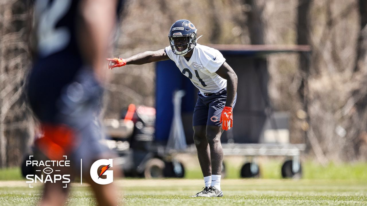 4 things we learned at Chicago Bears rookie minicamp, including the  inspiration Ja'Tyre Carter takes from his late brother – Reading Eagle