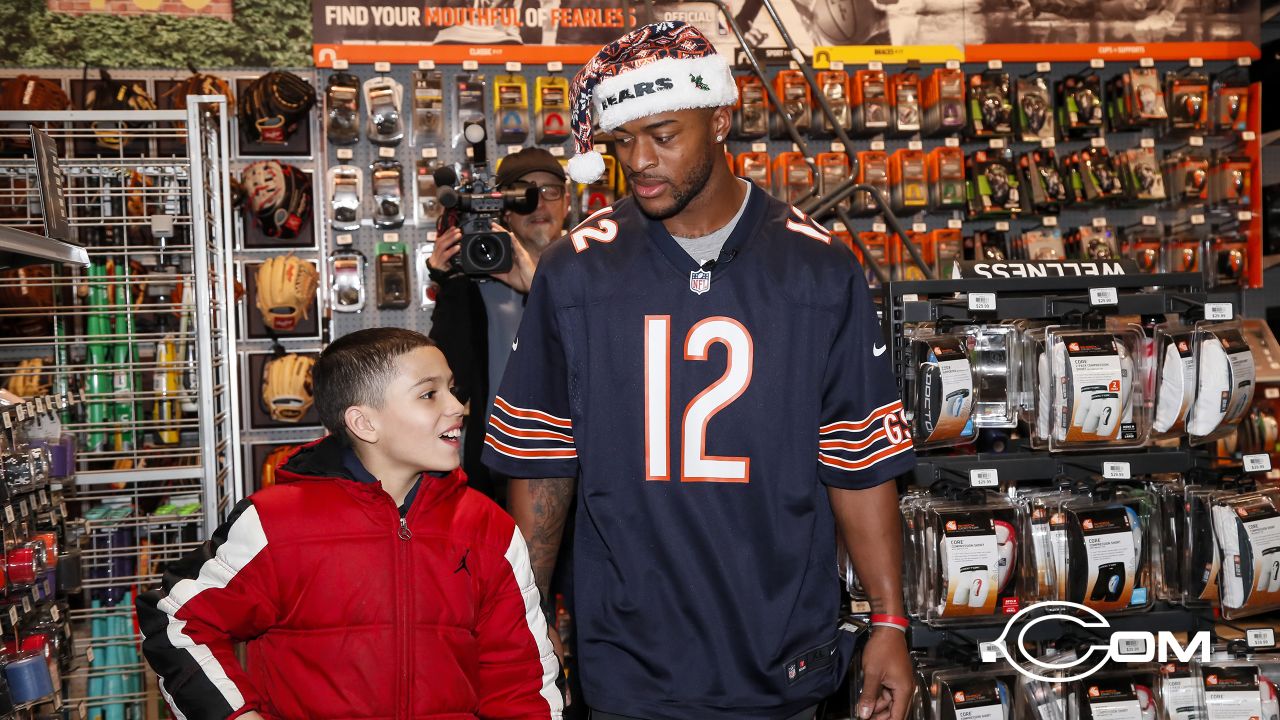 Chicago Bears wide receiver Allen Robinson II (12) host a shopping event for local youth, Tuesday, December 3, 2018, in Chicago, Illinois.
