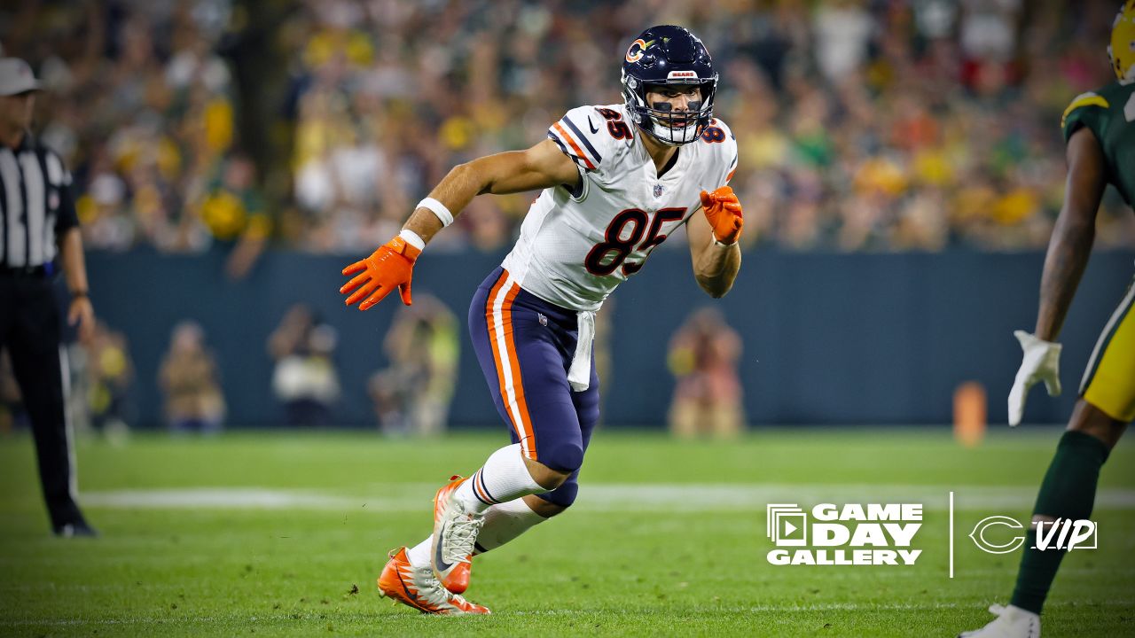 Chicago Bears running back Khalil Herbert (24) during an NFL football game  between the Packers and Bears Sunday, Sept. 18, 2022, in Green Bay, Wis.  (AP Photo/Mike Roemer Stock Photo - Alamy