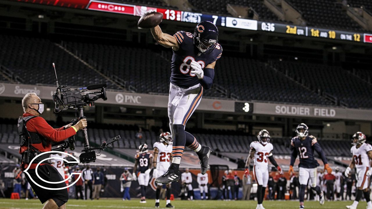 Chicago Bears Tight End Jesse James (18) Tight End Jesper Horsted