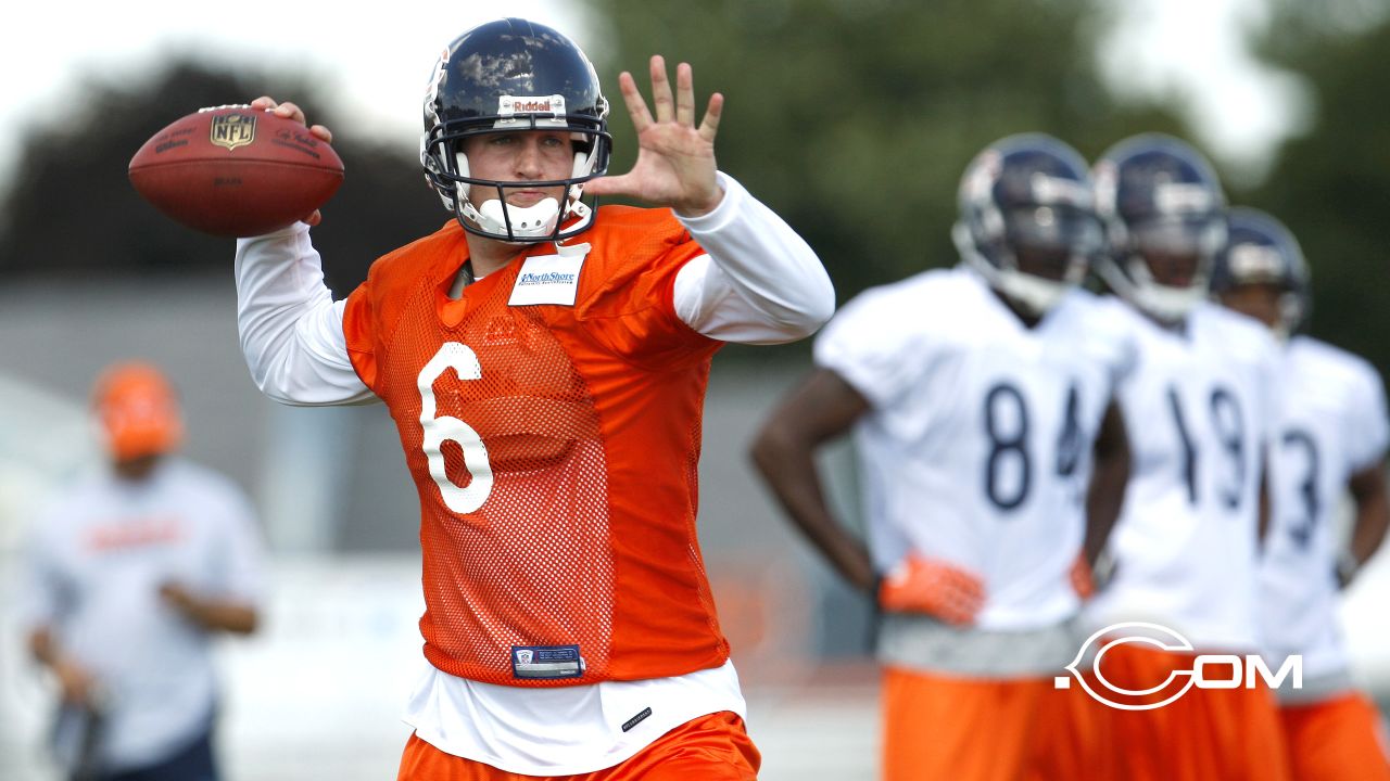 Bears linebacker Brian Urlacher (#54) during the first day of the Chicago  Bears training camp at Olivet Nazarene University in Bourbonnais, IL.  (Credit Image: © Geoffrey Siehr/Southcreek Global/ZUMApress.com Stock Photo  - Alamy