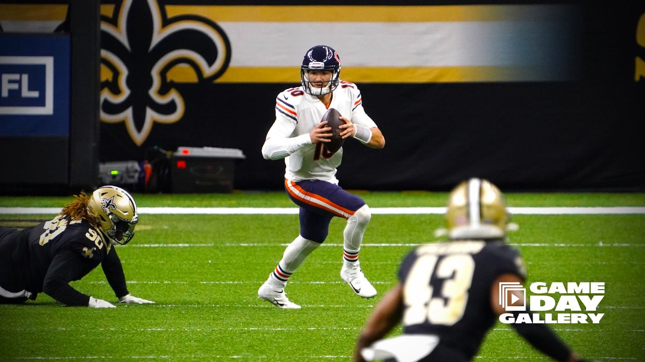 Chicago Bears middle linebacker Manti Te'o (57) during an NFL wild-card  playoff football game against the New Orleans Saints, Sunday, Jan. 10,  2021, in New Orleans. The Saints defeated the Bears 21-9. (