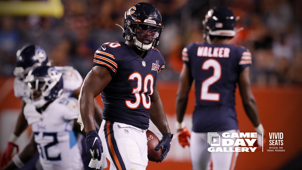 Chicago Bears safety A.J. Thomas (21) runs after the ball during an NFL  preseason football game against the Cleveland Browns, Saturday Aug. 27, 2022,  in Cleveland. (AP Photo/Kirk Irwin Stock Photo - Alamy