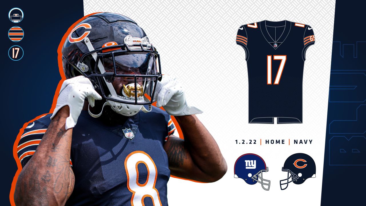 chicago bears jersey schedule 2021