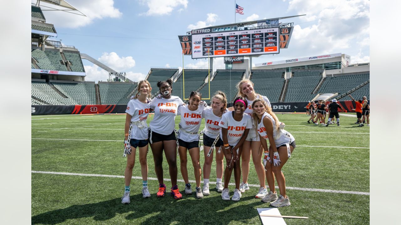 Cincinnati Bengals host jamboree to bring flag football to local