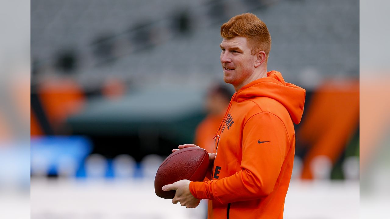 Cincinnati Bengal starting quarterback Andy Dalton watches the replay on  the scoreboard in the fourth quarter of the Pittsburgh Steelers 35-7 win at  Heinz Field in Pittsburgh Pennsylvania. The Bengals Dayton was